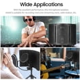 thumbnail image 4 of Microphone Isolation Screen with High-Density Absorbing Sponge 3-Panel Foldable Windshield Mini Wind Screen Board Sound Insulation Cover for Recording Studio Sound Absorbing Recording Equipment, 4 of 7