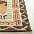 thumbnail image 3 of SAFAVIEH Veranda Johann Southwestern Indoor/Outdoor Area Rug, 6'7" x 6'7" Square, Beige/Grey, 3 of 5