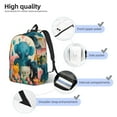 thumbnail image 4 of Lsque Cute Animal Party Pattern Canvas Daypack, Durable Backpack, High-quality Versatile Backpack,Vintage Compact Backpack-Small, 4 of 6
