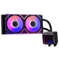 thumbnail image 1 of Sistema de Enfriamiento Líquido XPG Levante II 240, de 240mm, Soporta Socket Intel LGA 1851, LGA 1700 y AMD AM5, Con Iluminación LED RGB, Color Negro., 1 of 4