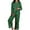 Green-i, variant on Womens Satin Pajamas Womens Valentines Pajamas Long Sleeve Bow Print Sleepwear Soft Button down Loungewear Matching Pajama Set for Women