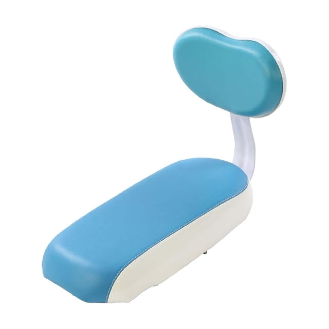 Cojín de asiento trasero de bicicleta con asiento trasero de bicicleta de respaldo para la mayoría de en bicicleta Azul