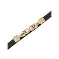 thumbnail image 2 of Women's Belt Thin Elastic Pearl Buckle Belts Decoration for Dresses Shirt 65x1.3cm Black, 2 of 6
