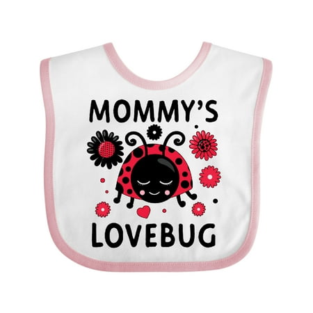 

Inktastic Valentine s Day Mommy s Lovebug Gift Baby Boy or Baby Girl Bib