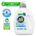 thumbnail image 2 of all Free Clear Liquid Laundry Detergent, 50 oz, 66 Loads, 2 of 6