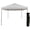White, variant on Impact Canopy 10 x 10 Pop Up Canopy Tent, Straight Leg Shelter, Steel Frame, Roller Bag, Black