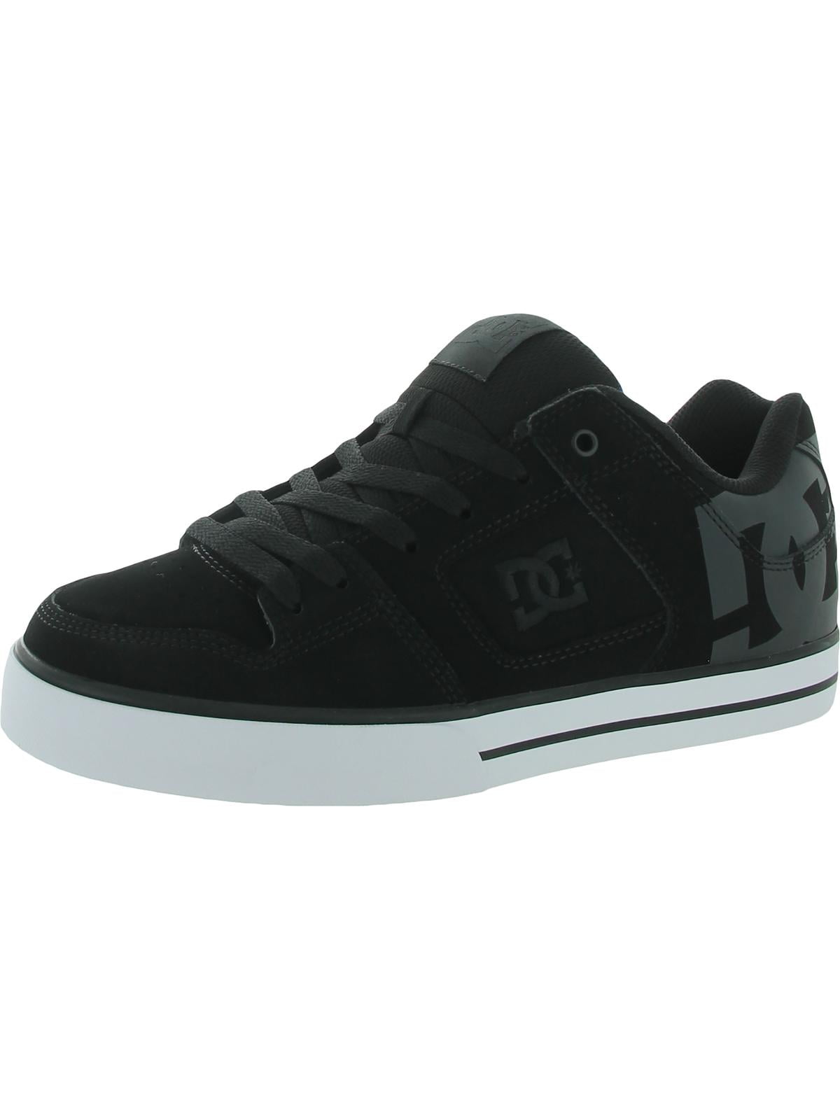Shoes Pure Men's Leather Skateboarding Sneakers Black Monogram Size 7.5 - Walmart.com