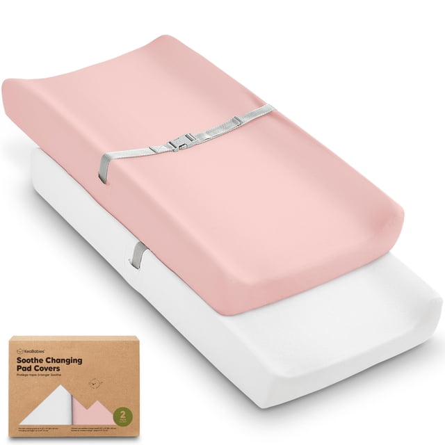 Fundas para Cambiador KeaBabies 32x41cm Algodón Orgánico Paquete de 2