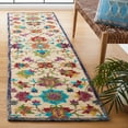 thumbnail image 2 of SAFAVIEH Aspen Giles Floral Wool Runner Rug, Ivory/Blue, 2'3" x 5', 2 of 5