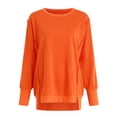 thumbnail image 6 of Towmus Womens Oversized Sweatshirt Crewneck Long Sleeve Shirts Pullover Sweatshirts Y2k Winter Clothes, 6 of 6