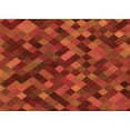 thumbnail image 1 of Ahgly Company Indoor Rectangle Patterned Orange Red Orange Area Rugs, 2' x 3', 1 of 6
