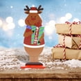 thumbnail image 4 of Gibobby Adornos navideños Decoración navideña Adornos navideños decoración navideña de pie Decoración de Papá Noel Muñeco de nieve(G), 4 of 5