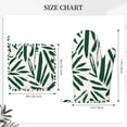 thumbnail image 3 of Sikiie Palm Branch With Leaves Oven Mitts and Pot Holders Set, Kitchen Oven Glove High Heat Resistant with Non-Slip Silicone Surface for Cooking, 3 of 7