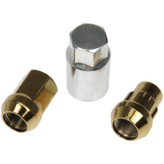 Dorman 713-675K Wheel Lug Nut for Specific Models, Gold Chrome (Pack of 20)