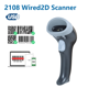 thumbnail image 3 of Lector de código de barras inalámbrico/cableado 1D 2D Lector de imágenes QR PDF417 Data Matrix Código de barras Pistola RS232 Bluetooth, 3 of 5