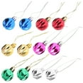 thumbnail image 6 of PENIKOKO Hanging Ball Ornaments Assorted Color 12Pcs 1.6X1.2X1.2In Plastic Classic, 6 of 8