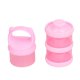 thumbnail image 2 of Contenedor de polvo de 3 capas, portátil, uso DIY, seguro, saludable, lavable, limpiable, práctico dispensador de aperitivos para bebé, 2 of 14
