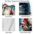 thumbnail image 4 of luoweisi Men's Beach Shorts Quick Dry Swim Trunks with Mesh Lining Santa Claus Motorcycle L, 4 of 5