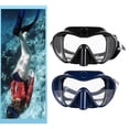 thumbnail image 3 of Máscaras de buceo Soledad para adultos con lente templado p Negro, 3 of 10