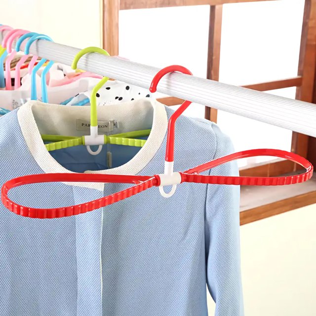 unbranded 10Ud Giratorias Multifuncionales De Plástico Antideslizantes Para Colgar Ropa En Colores Surtidos