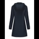 thumbnail image 4 of Chaqueta Impermeable para Mujer con Capucha, Abrigo Impermeable para Mujer, Cortavientos Azul Oscuro XL, 4 of 8