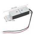 thumbnail image 2 of Electric Magnetic Lock,DC12V 60KG Mini Magnetic Electromagnetic Lock Magnetic Door Lock Compact and Lightweight, 2 of 10