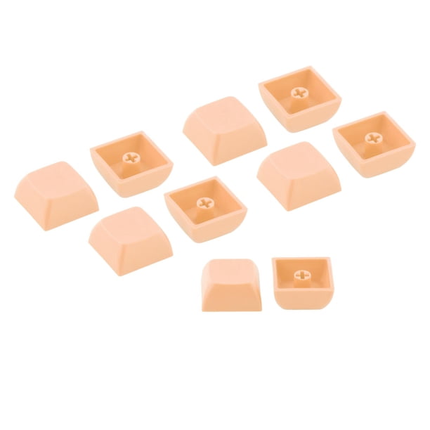 10x 1U, piezas de mecánico PBT, para amantes de los juegos, para juegos, reempzo de bricoje para interruptores Naranja cro Sunnimix Teclas de teclado