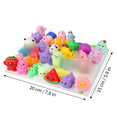 thumbnail image 3 of Relaxation Squeeze Toys Pack, 30 Count Colorful Mochi Squishies, Sensory Toys for Student and Adults, Great for Classroom, Birthday Party Favors, Stocking Stuffers, 3 of 7