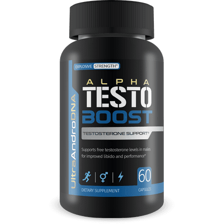 Alpha Testo Boost - Ultra Andro Dna Testosterone Support - Natural Testosterone Booster for Men - Feel Alpha Power and Youth with This Powerful Male Formula