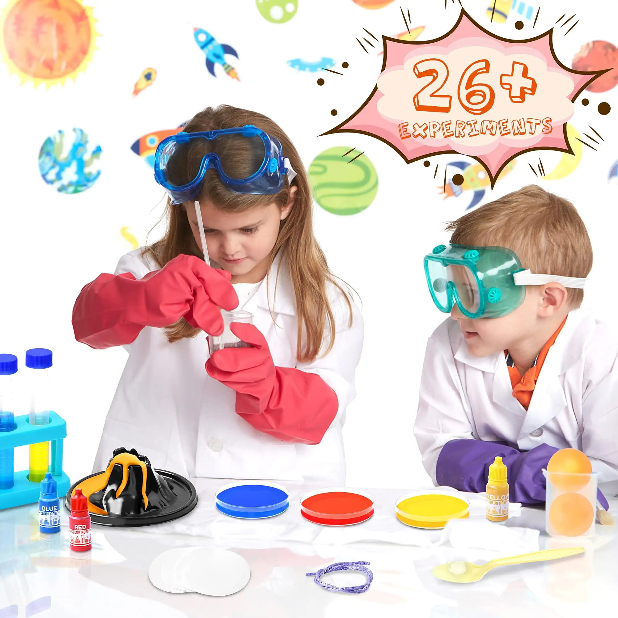 Kids Science Kit STEM Toys - Science Kits for Kids Age 6-8-12, 36 Science  Lab Ex