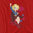 thumbnail image 2 of DC Superhero Girls Supergirl Women's T Shirt, Red, Medium, 2 of 6