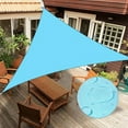 thumbnail image 4 of 3x3x3M Folding Waterproof Triangle Sun Shade Sail Canopy  For Outdoor Activities Backyard Awning Camping Tents Shade Cloth, 4 of 9