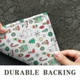 thumbnail image 6 of White Christmas Icon Pattern Door Rugs,Washable Non Slip Door Mats Indoor,Decorative Door Mats,Entry Mat Indoor for Entrance,Bedroom,Kitchen,Bathroom,17"x30", 6 of 6