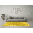 thumbnail image 3 of Ahgly Company Indoor Rectangle Abstract Yellow Contemporary Area Rugs, 3' x 5', 3 of 4