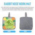 thumbnail image 2 of Rabbit Foraging Mat Green Small Animals Feeding Time 1Set 11.8X11.8X1.2In, 2 of 9