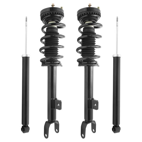 Unity Automotive 4-11530-253600-001 Fnt & Rr Complete Strut Assembly Shock Kit For 2012-2017 Chrysler 300, 2012-2017 Dodge Charger, 2012-2017 Dodge Challenger