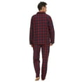 thumbnail image 2 of MintLimit Mens Pajama Set Cotton Long Sleeve Sleepwear Button Down Pajamas Sets Lounge Red XXL, 2 of 4