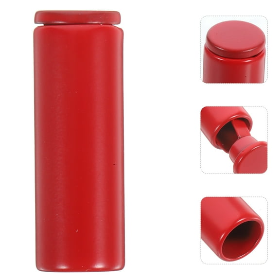 ROSENICE 12Pcs Red Rope End Stoppers Clothing Complement DIY Projects for Hoodies