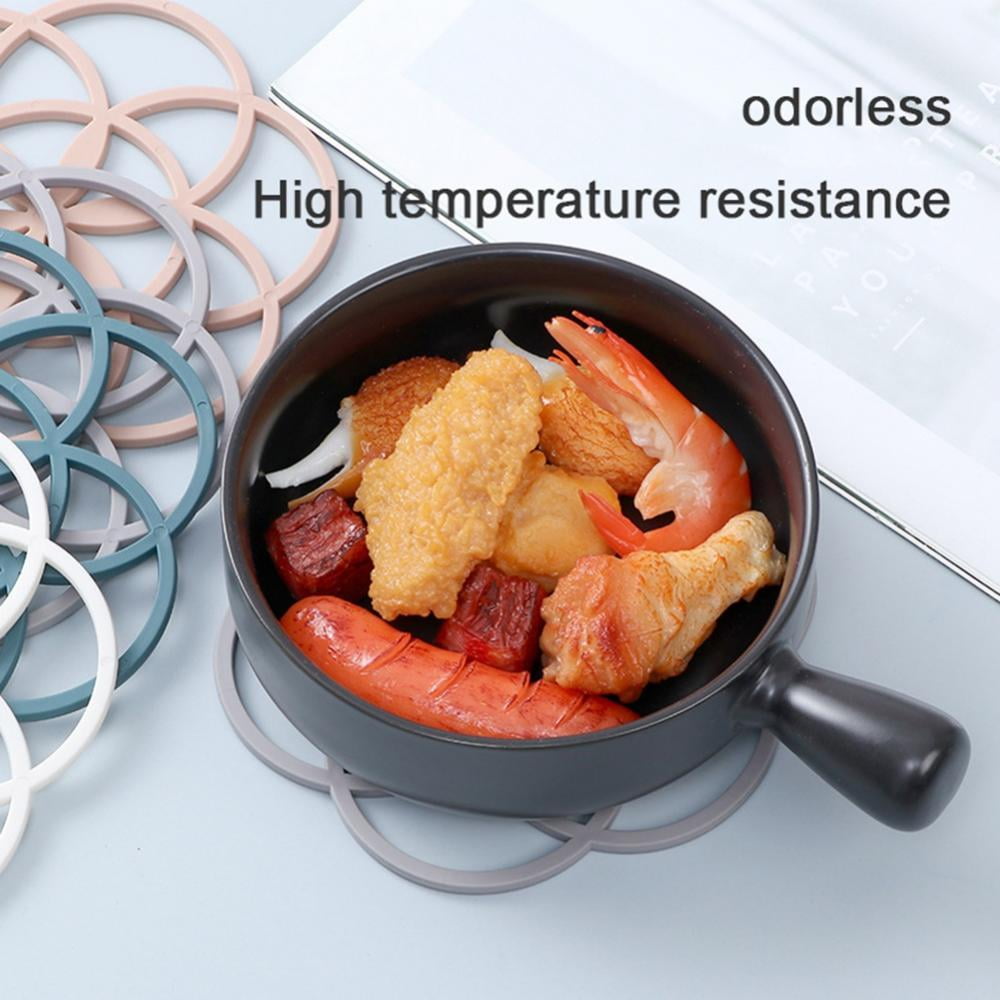 Kitchen Trivet Mat Hot Pot Stand Heat Resistant Insulation Kitchen Non-Slip E1R4 