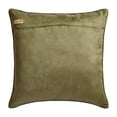 thumbnail image 3 of Pillow Case Zipper, Decorative Green 24"x24" (60x60 cm) Throw Pillow Cases, Silk Quilted Throw Pillows For Sofa, Damask Pattern Contemporary Style - Damask Garden, 3 of 3