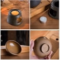 thumbnail image 4 of Warmself Hand Made Large Capacity Essential Oil Burner Wax Melt Burners, Aromatherapy Aroma Burner Ceramic Oil Diffuser Candle Tealight Holder Home Bedroom Decor Brown, 4 of 6