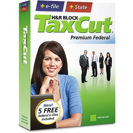 H&R Block Taxcut 2008 Premium Federal + State + E-File [Old (Best Program To File Taxes)