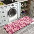 thumbnail image 3 of Pink Breast Cancer and Love Kitchen Rug Mat,Kitchen Runner Rugs Non Skid Washable,Decorative Kitchen Floor Mats for Kitchen,Sink,Laundry,17"x47.2", 3 of 7