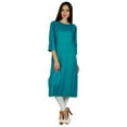 thumbnail image 3 of Bimba Women Custom Kurta Designer Kurti 3/4 Sleeve Formal Casual Tunic Blouse, 3 of 7