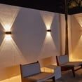 thumbnail image 3 of Matsuzay Luz de pared de paisaje solar, lámpara de jardín para el hogar, villa, foco creativo, detección de brillo, decoración de patio fuerte Iluminación y accesorios 6LED Matsuzay HA073237-02, 3 of 6