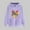 Purple(New), variant on PNTUTB Women's Print Fashion Casual Hoodie Comfortable Sweatshirt Winter Long Sleeved Pullover