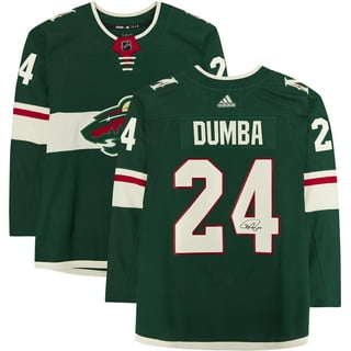 Mens Reebok Minnesota Wild 24 Matt Dumba Authentic Red Home NHL Jersey