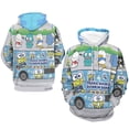 thumbnail image 7 of KEROKEROKEROPPI Hoodie with Pocket Anime for Men Women Couple Gift, 7 of 7