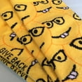 thumbnail image 3 of Happy Nerd Face Emoji Socks from the Sock Panda, 3 of 6