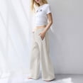 thumbnail image 7 of YOZGXEG Wide Leg Pants Women Women Wide Leg Interior Baggy Casual Barrel Elastic Waist Athletic Sweatpants Multicolor S-3Xl, 7 of 7